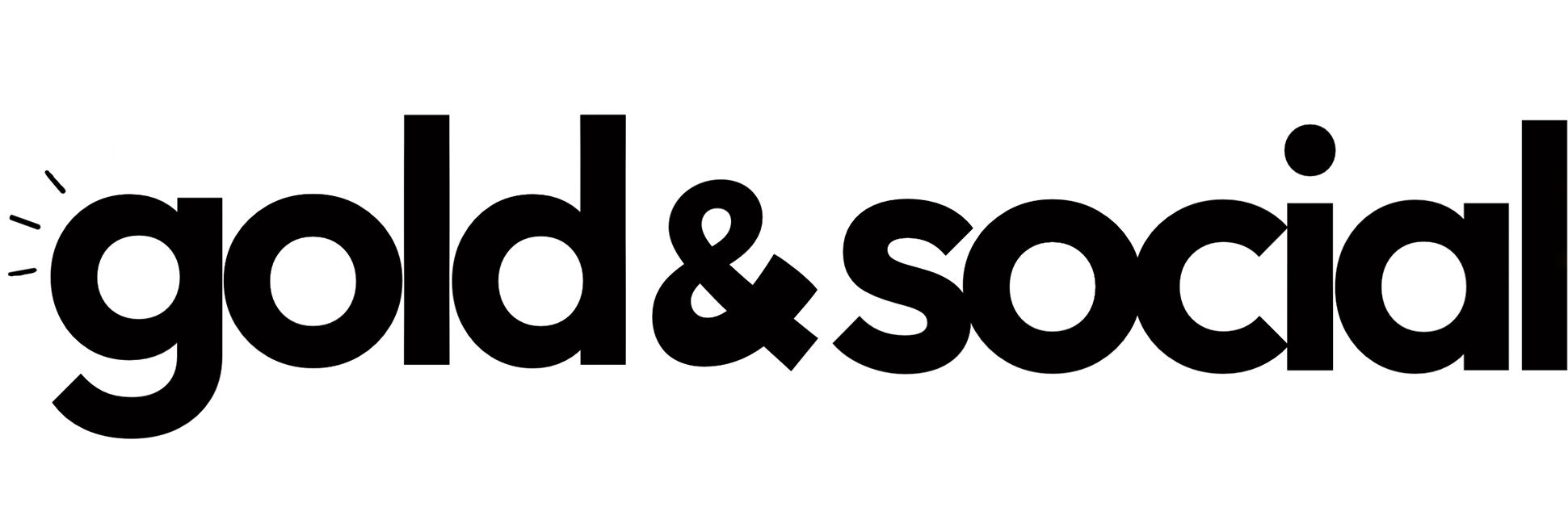 gold and social logo